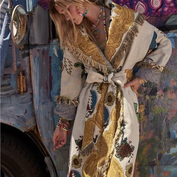 grateful dead yacht blanket jacket (limited edition)